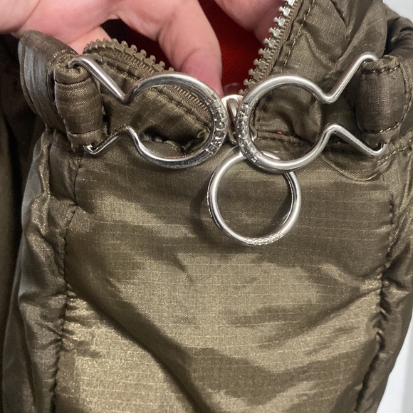 LaCoste button-up💯% cotton🐊pocket sz42+Hobo Bag  & keychain - Picture 5 of 17